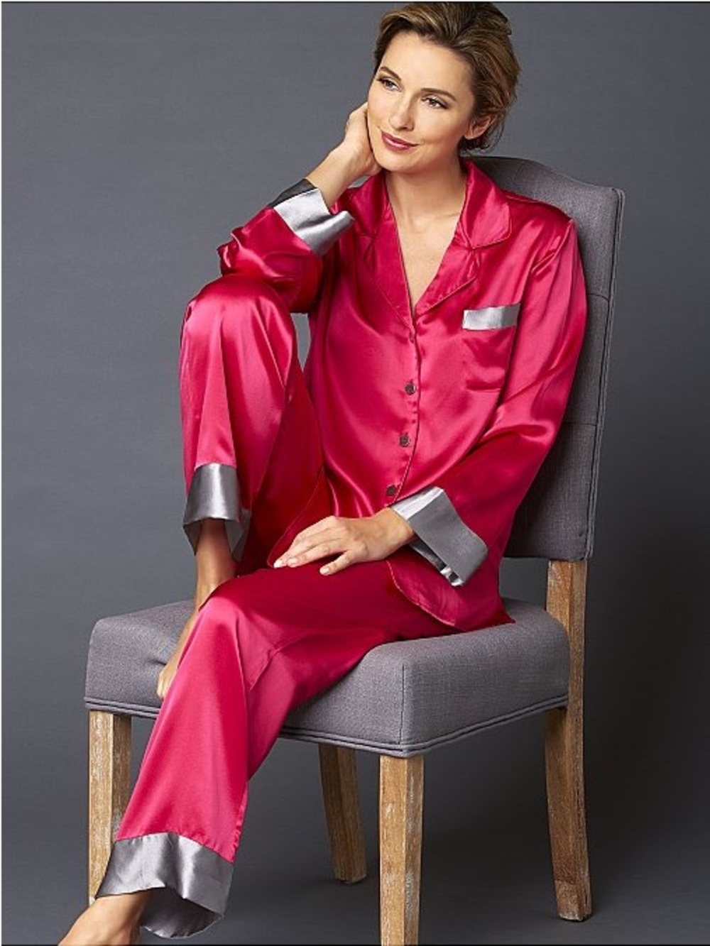 Julianna Rae Evening Lounge Silk Pajama